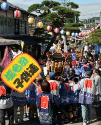 28【入選】賑わう宿場まつり（丸山良平）.JPG